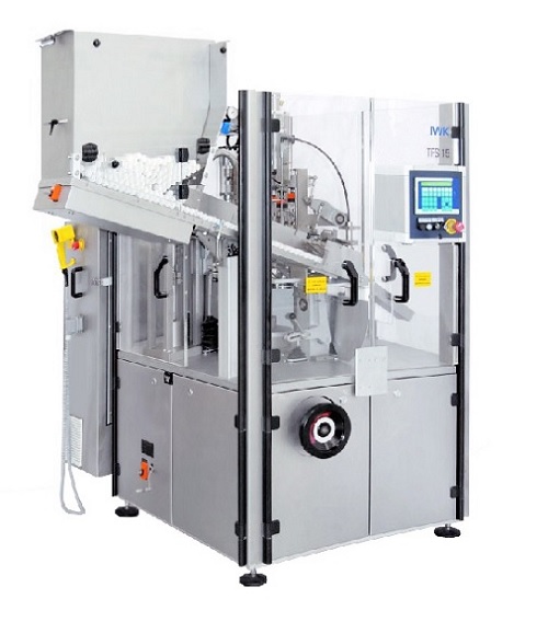 A two-component filling application tube filler