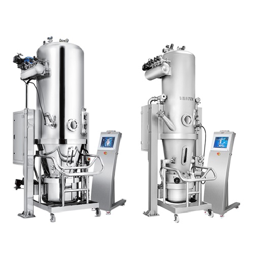 Fluid bed dryer for production scale