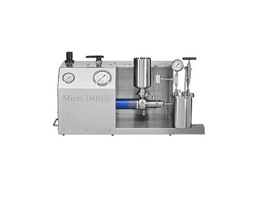 High pressure air powered laboratory homogenizer