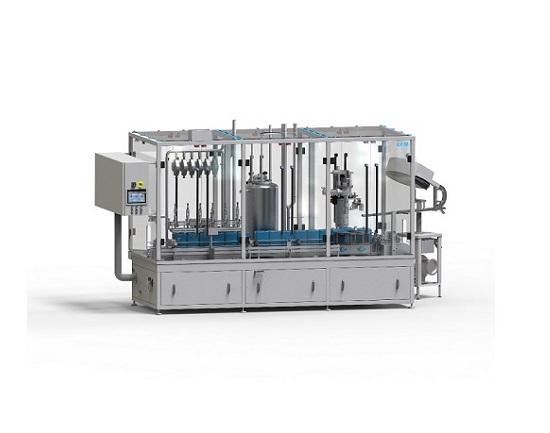 In-line monoblock linear filler & capper