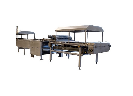 Breaker for baked granola sheets