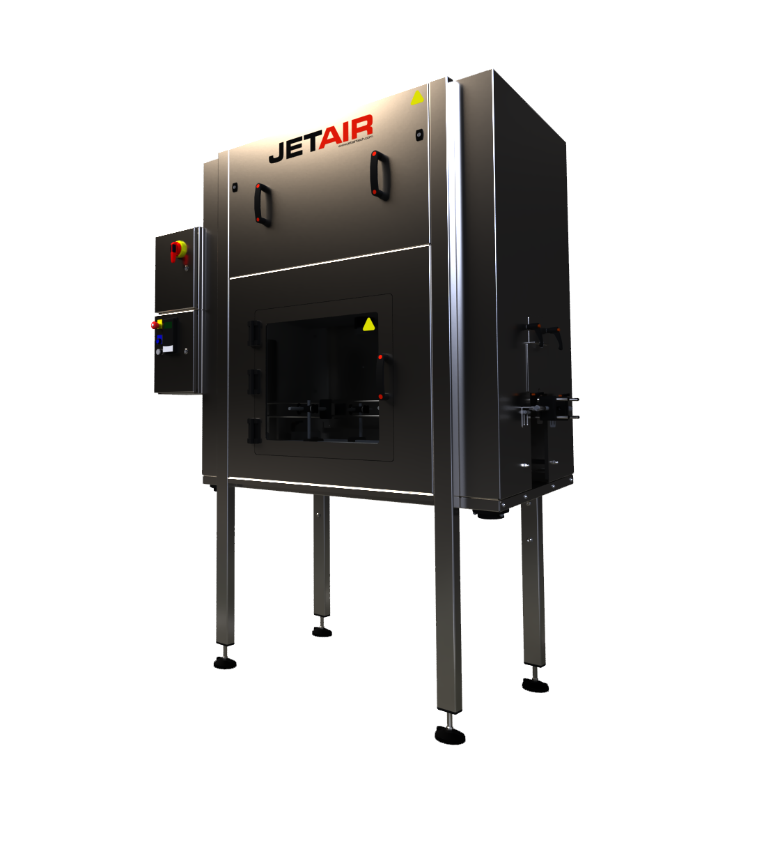 Air knife dryer for bottles