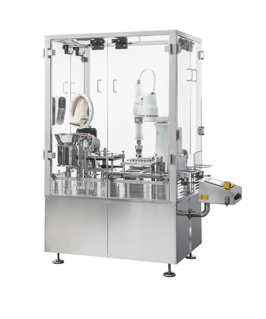 Aseptic vial cap sealing machine