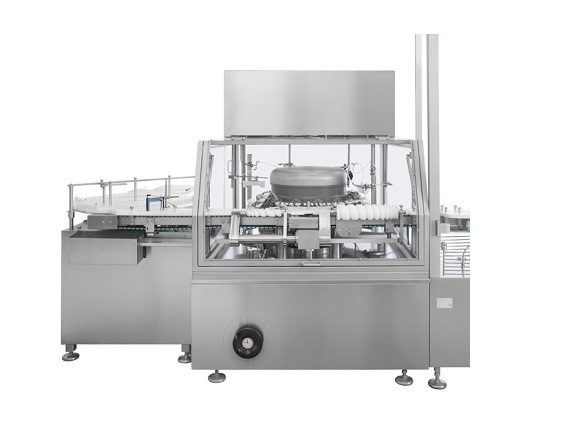 Rotary vial washing machine