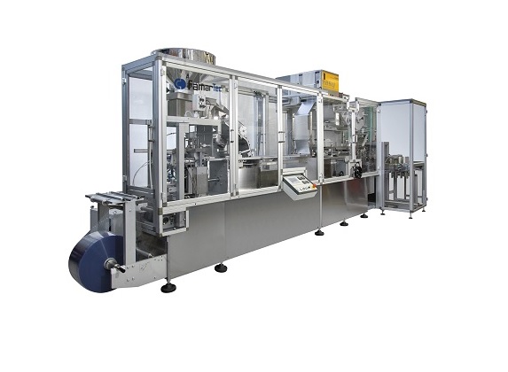 Plate sealing blister machine