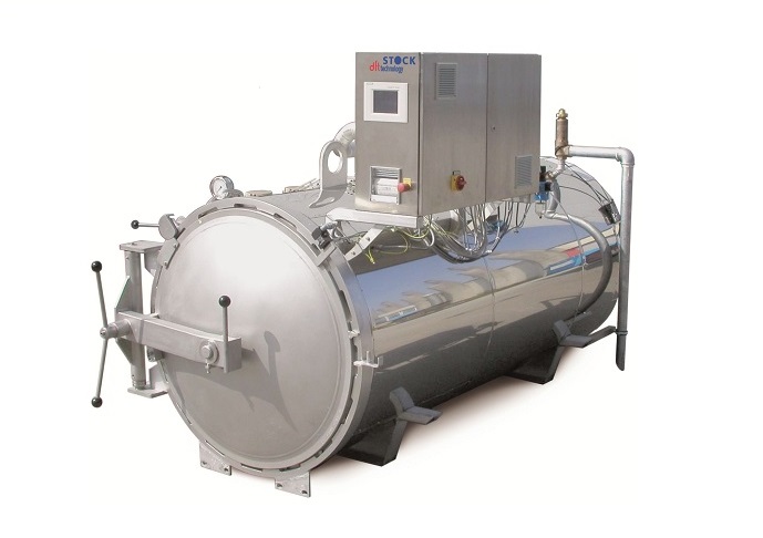 Steam sterilizer for food pouches