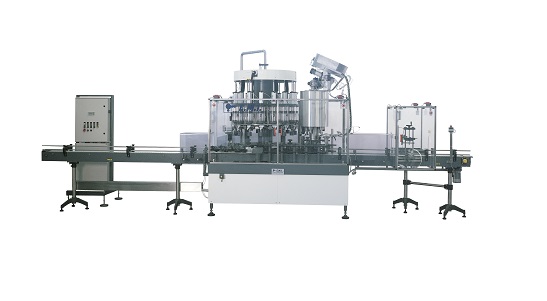 Liquid detergent filling machine