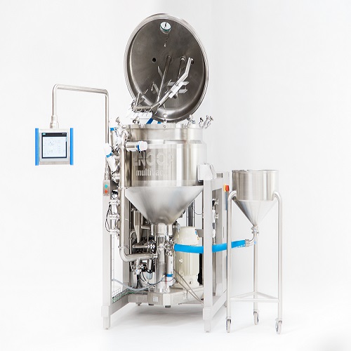 Vacuum based homogenizer