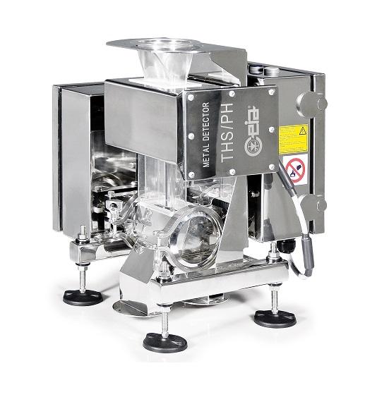 Metal detector for pharmaceutical powders