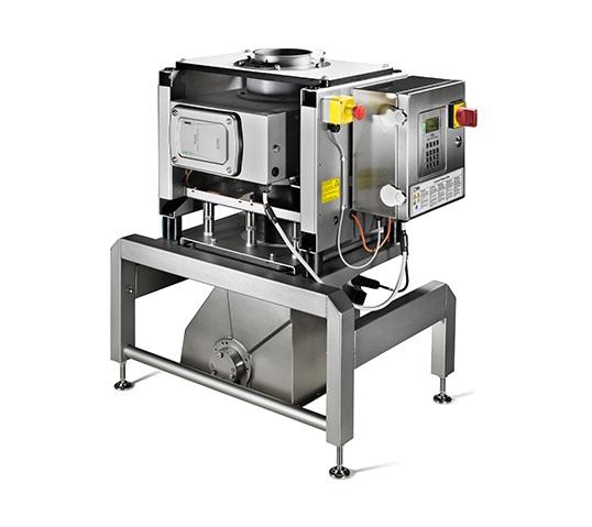 Metal detector for granulated products