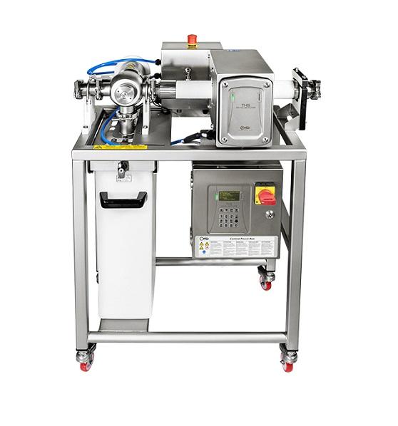 Pipeline metal detector for sauces