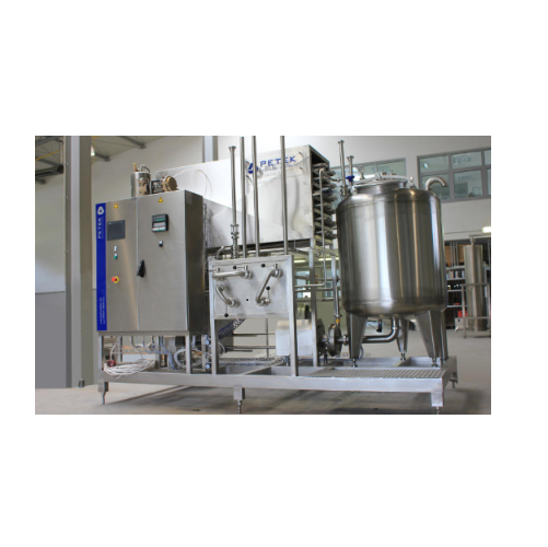 Flash pasteurizer for beer