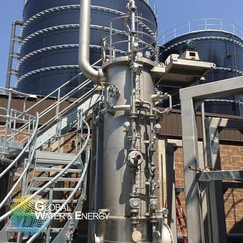 Biogas heating system