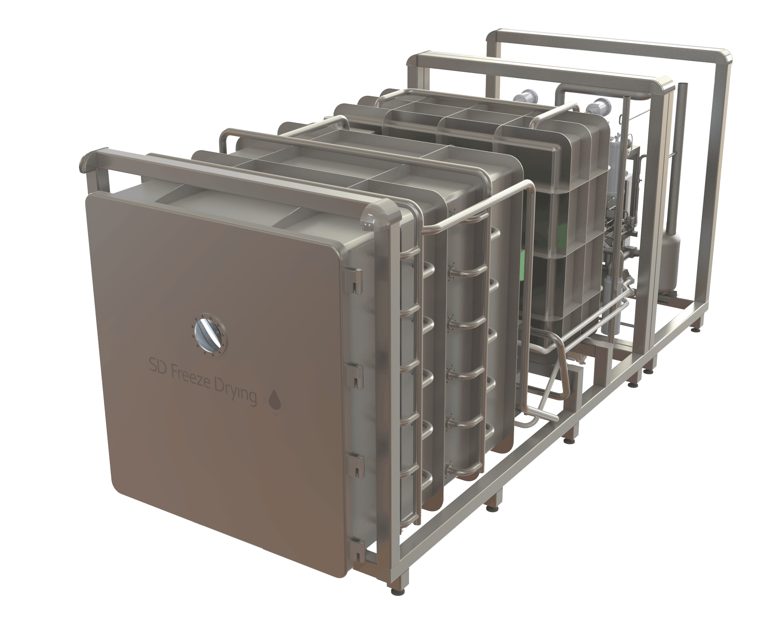 Industrial food freeze dryer