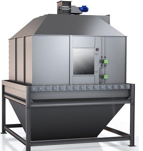 Gravity feed cooler
