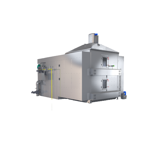 Continuous dryer machine