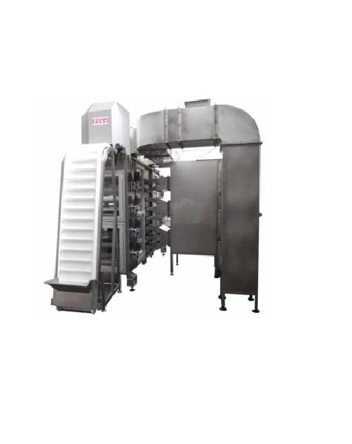 Industrial belt dryer for fruits and vegetables