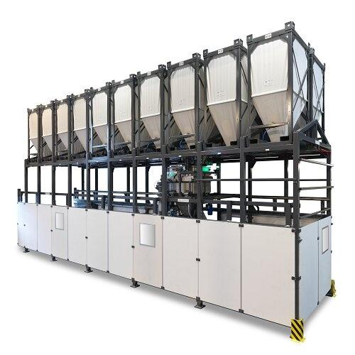 Exchangeable silo dosing system
