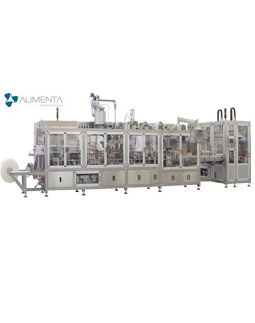 High-clean FFS machine for butter in mini portions