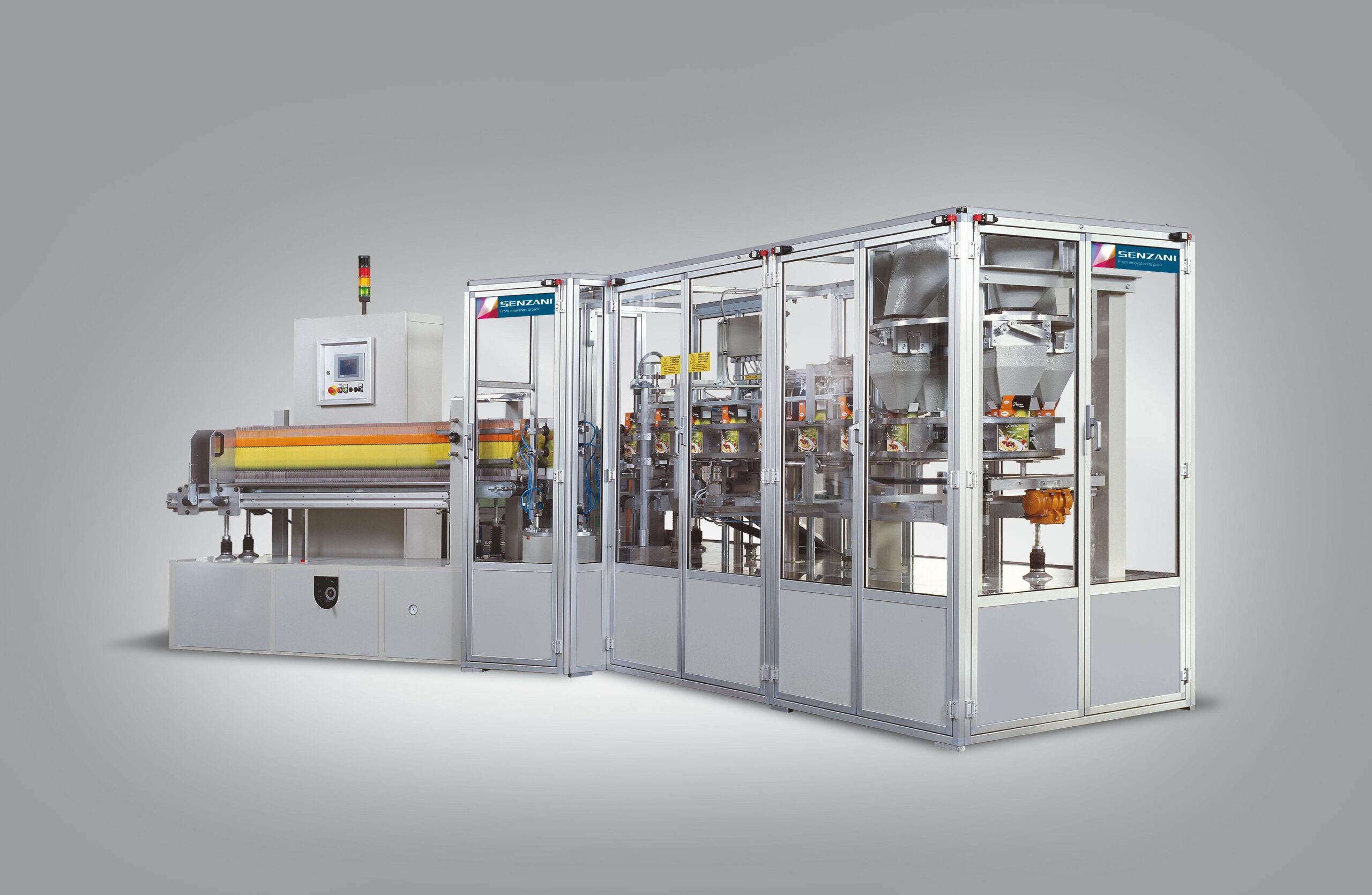 Entry-level vertical cartoner for frozen food