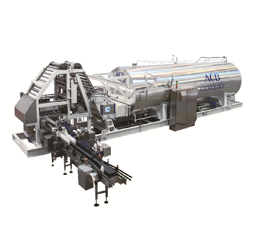 Continuous sterilizer for milk beverages