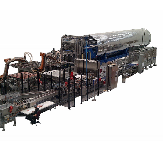 Continuous sterilizer for pet food