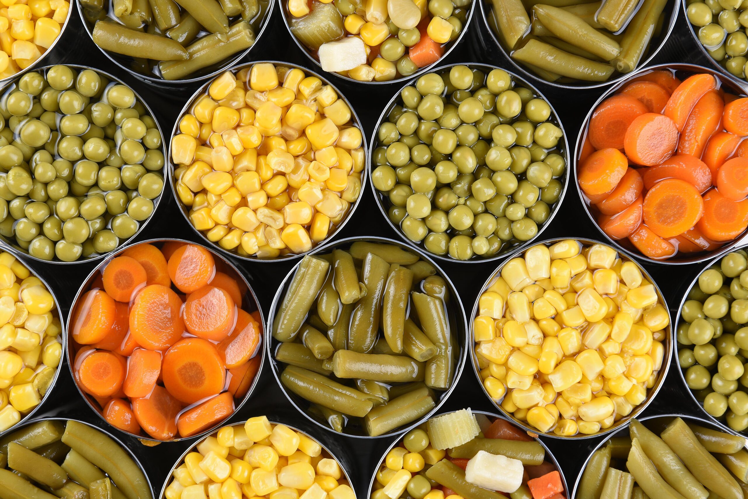 Canned vegetables