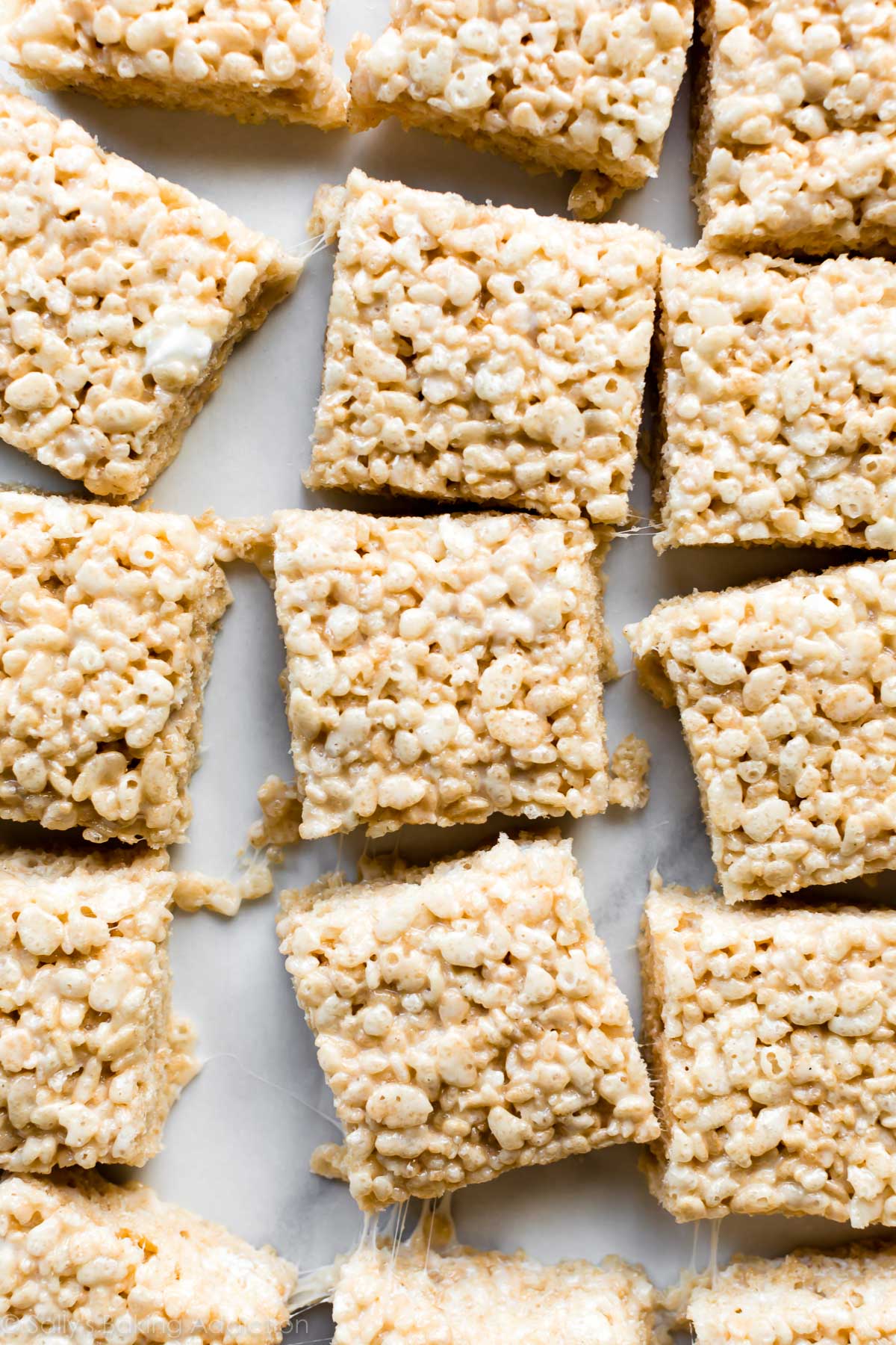 Making rice krispies
