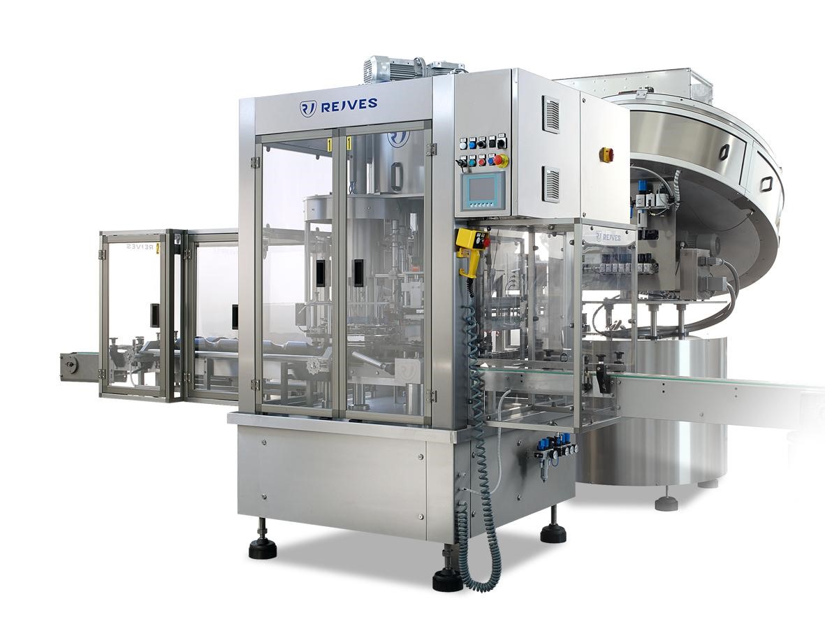 Hand sanitizer capping machine