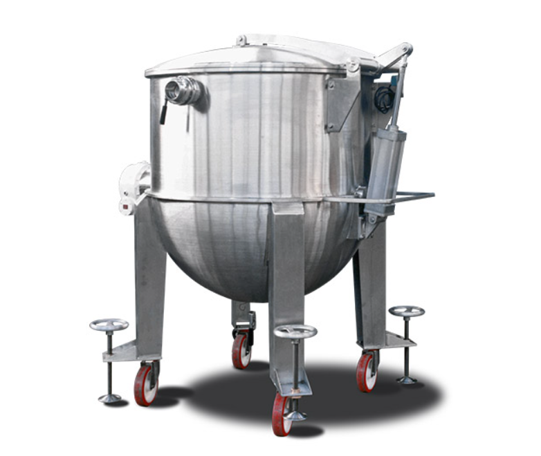 Batch cooker for fruit puree