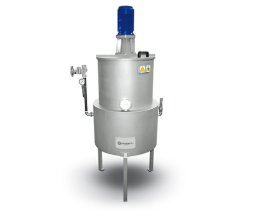 Emulsifier and mixer for gelling agent