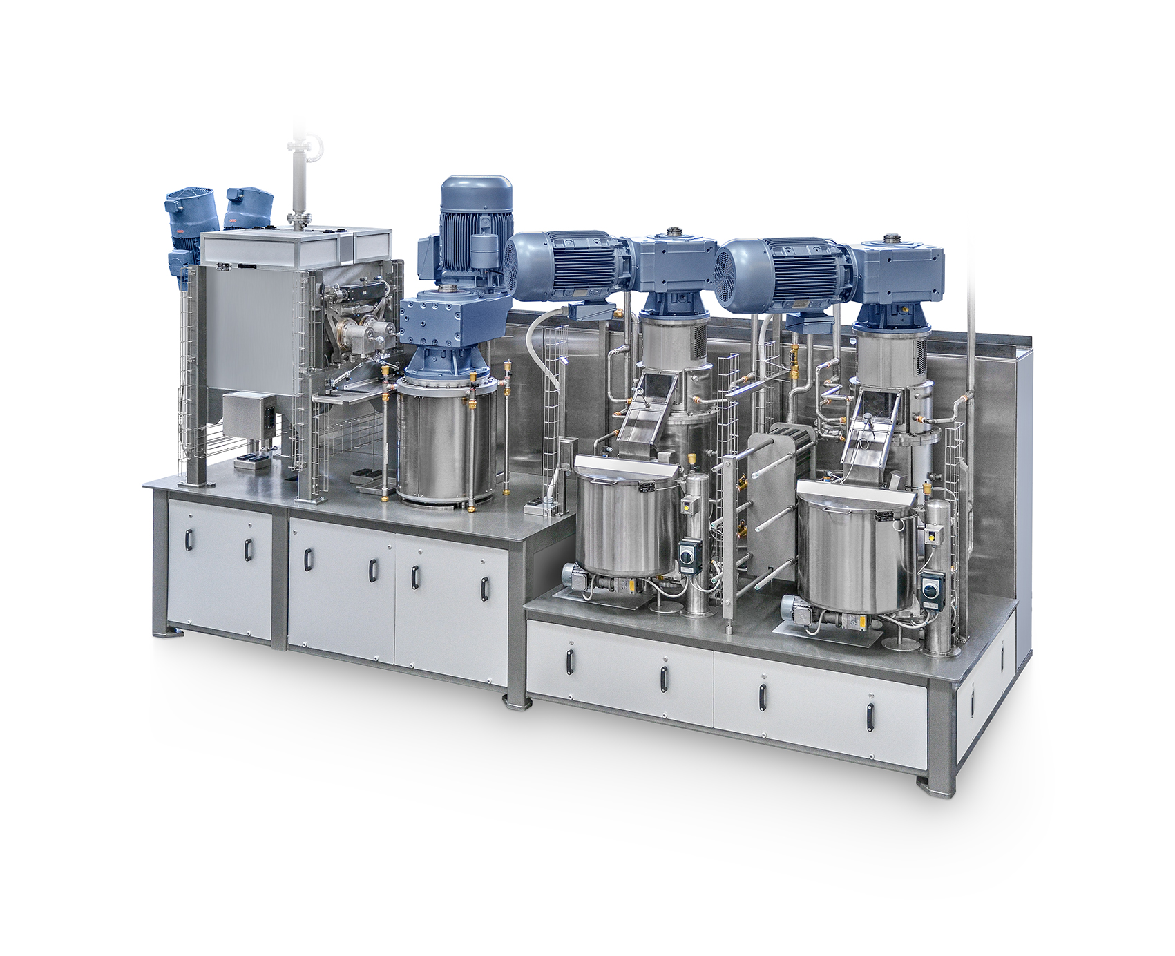 Refining plant for chocolate