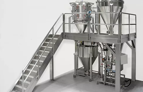 Production scale jet mill