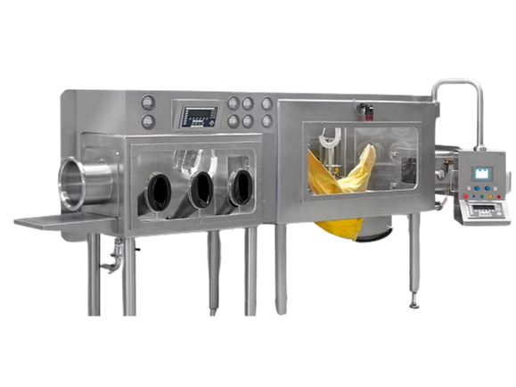 High containment micronizing isolator