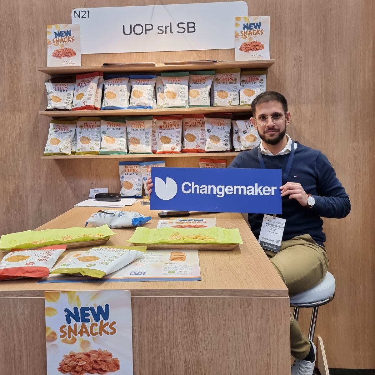 #Changemaker: Chips plus protein minus gluten