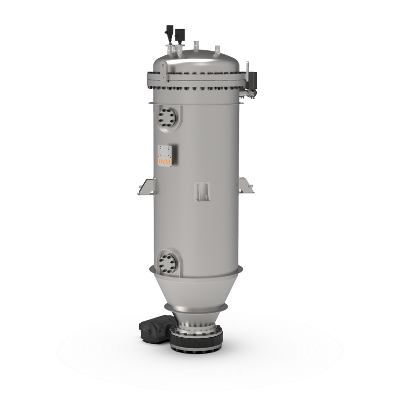 Self-cleaning candle filtration system