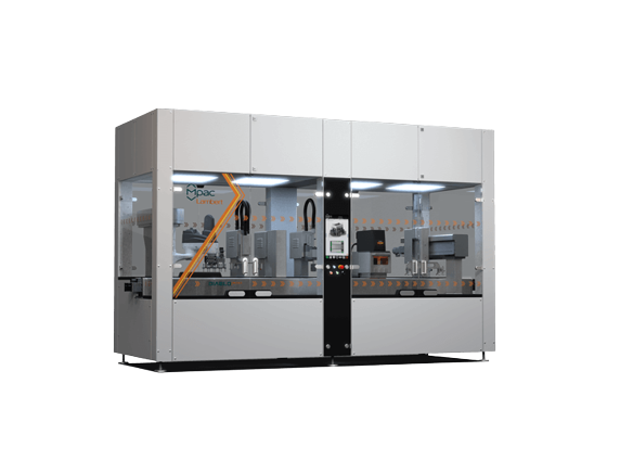 Modular assembly line for healthcare products