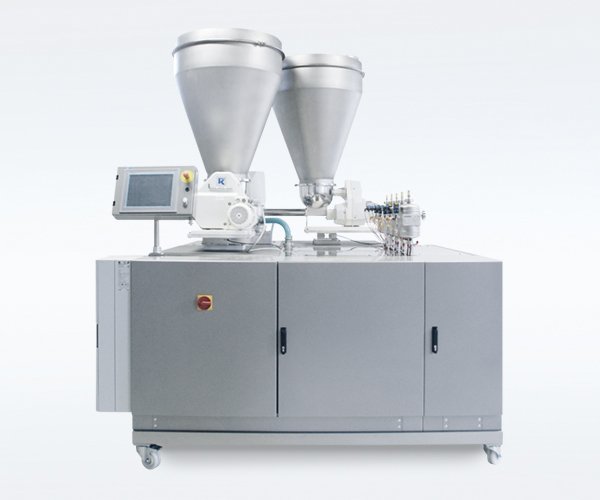 Continuous mixer for pumpable media