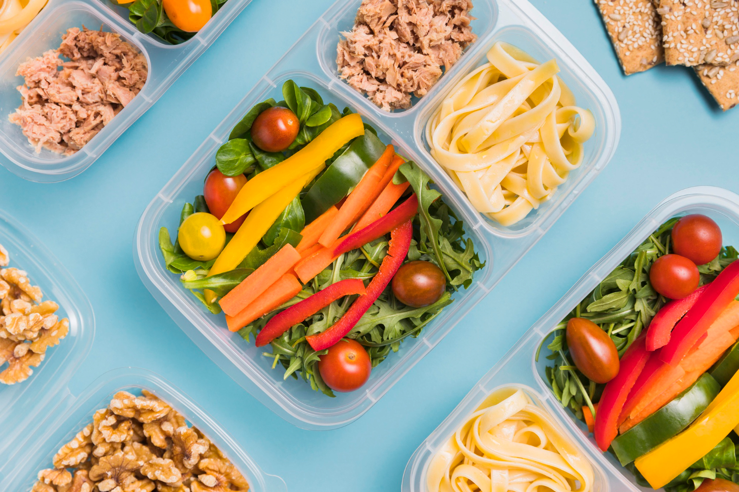 top-view-work-lunchboxes