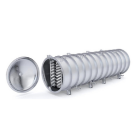 Semi-continuous freeze dryer with easy-loading