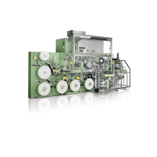 High-speed heatsealed tea bag packaging