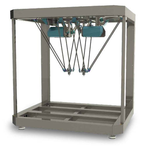 Direct drive delta robots for precision handling