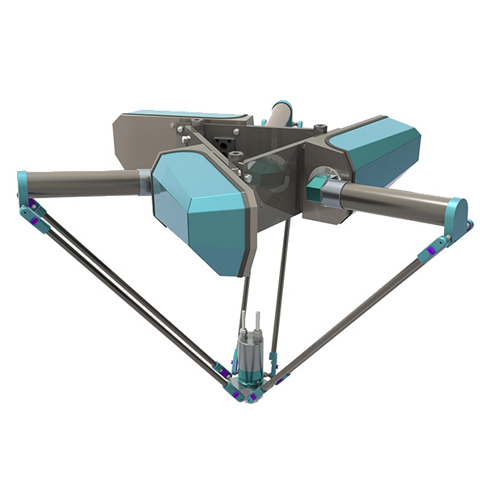 Delta robot for hygienic manufacturing processes