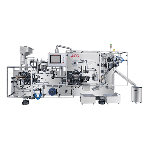 Flat-sealing continuous-motion blister packaging solution