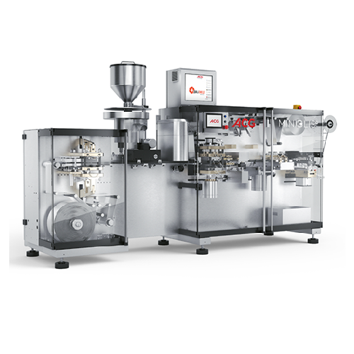 Flat-forming blister packager for small production batches