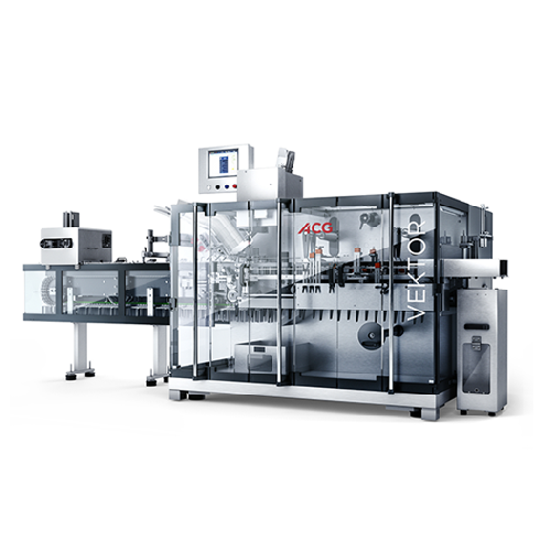 Intermittent motion cartoning machine for blister packs