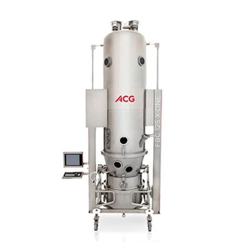 Fluid bed dryer with granulation and coating