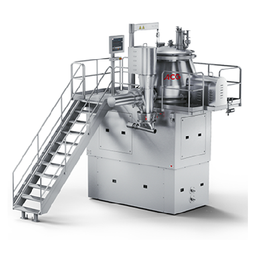 High-shear mixer for large-scale pharmaceutical production