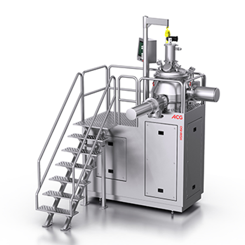High-shear mixer for small batch granulation