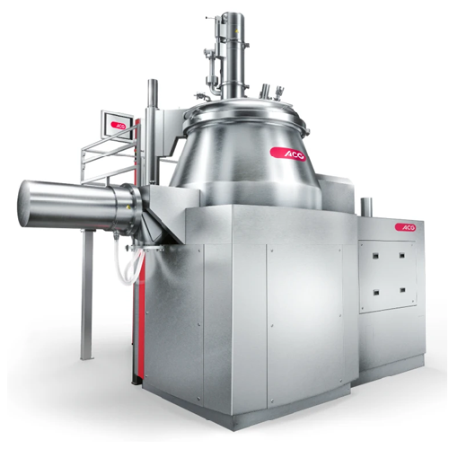 High-shear mixer granulator for small batches